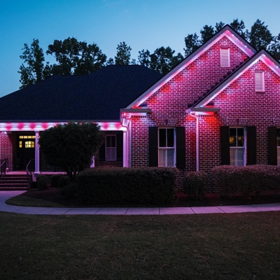 Permanent Roofline Lighting Photo